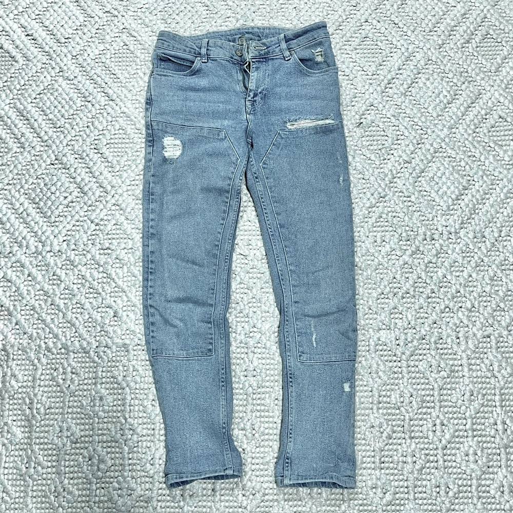 Distressed Patch Jeans - Men’s 30x30